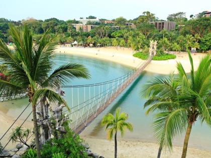 Strand ved Sentosa Island